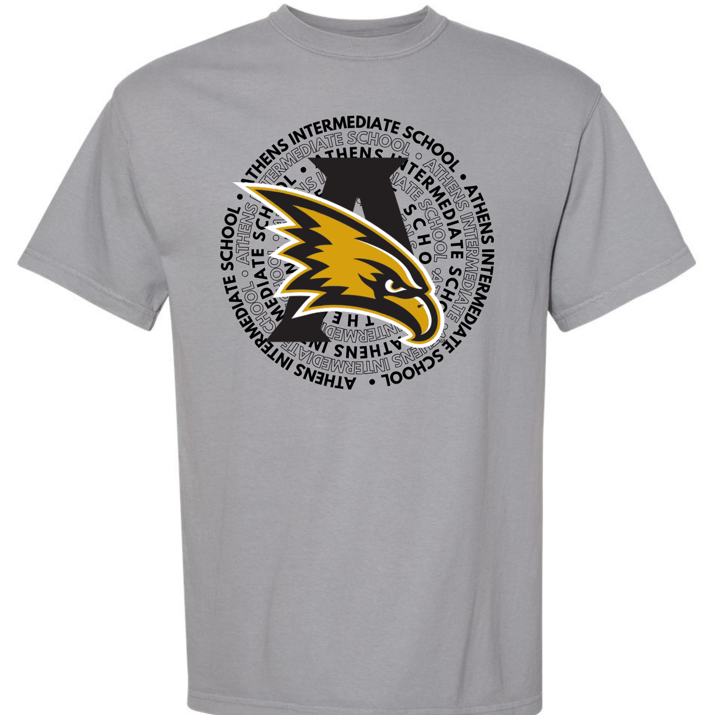 Athens Intermediate School Round Logo Short Sleeve Shirts