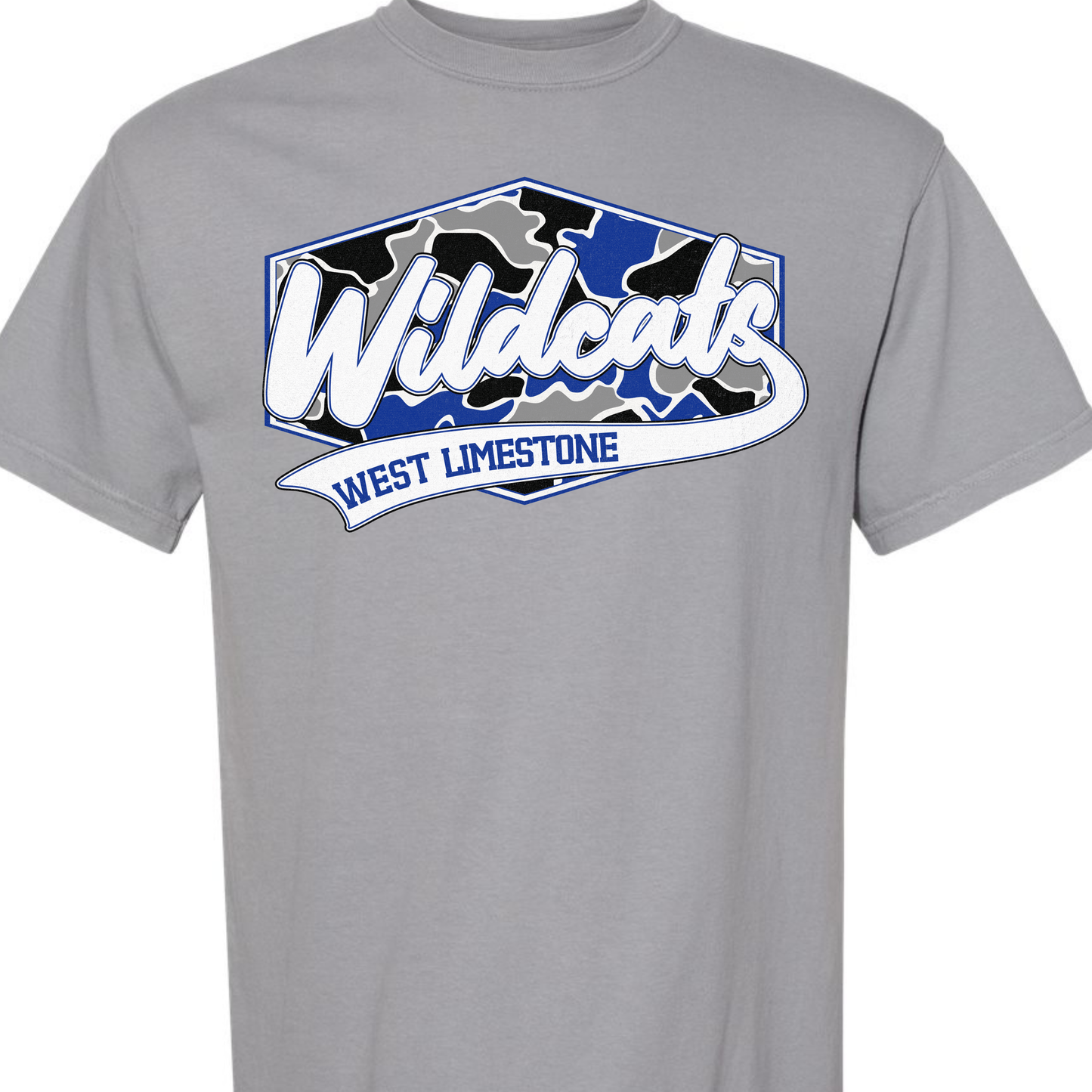 West Limestone Camo Badge Youth Sizes