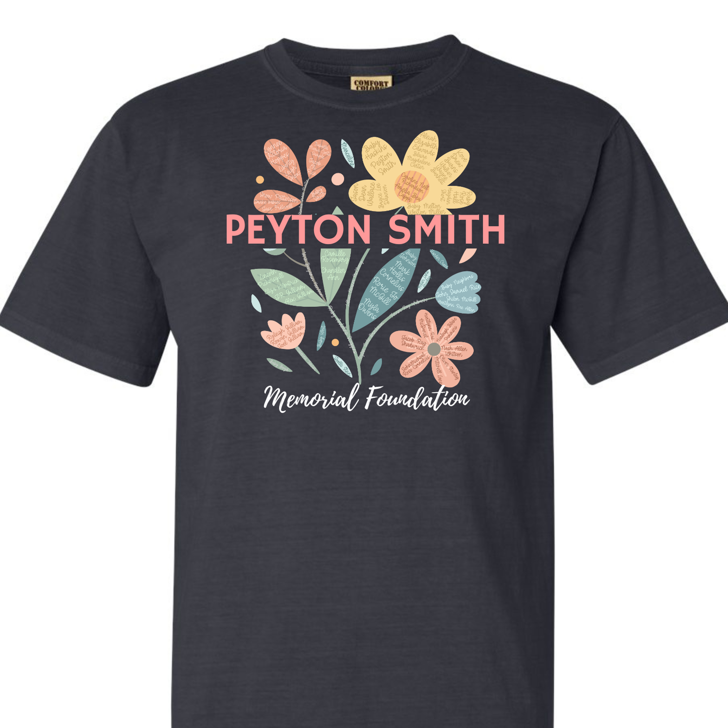 Peyton Smith Memorial Foundation Flower T-Shirts