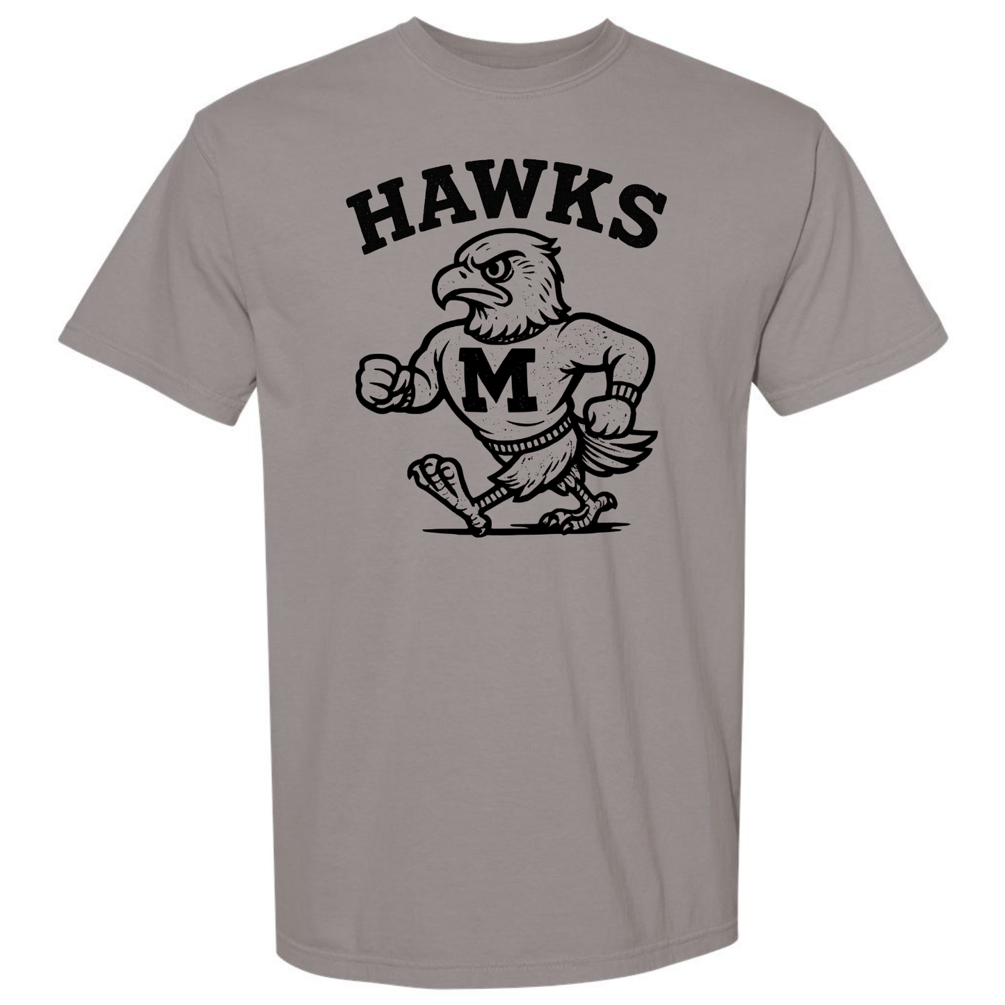 Retro Hawks Mascot Tees