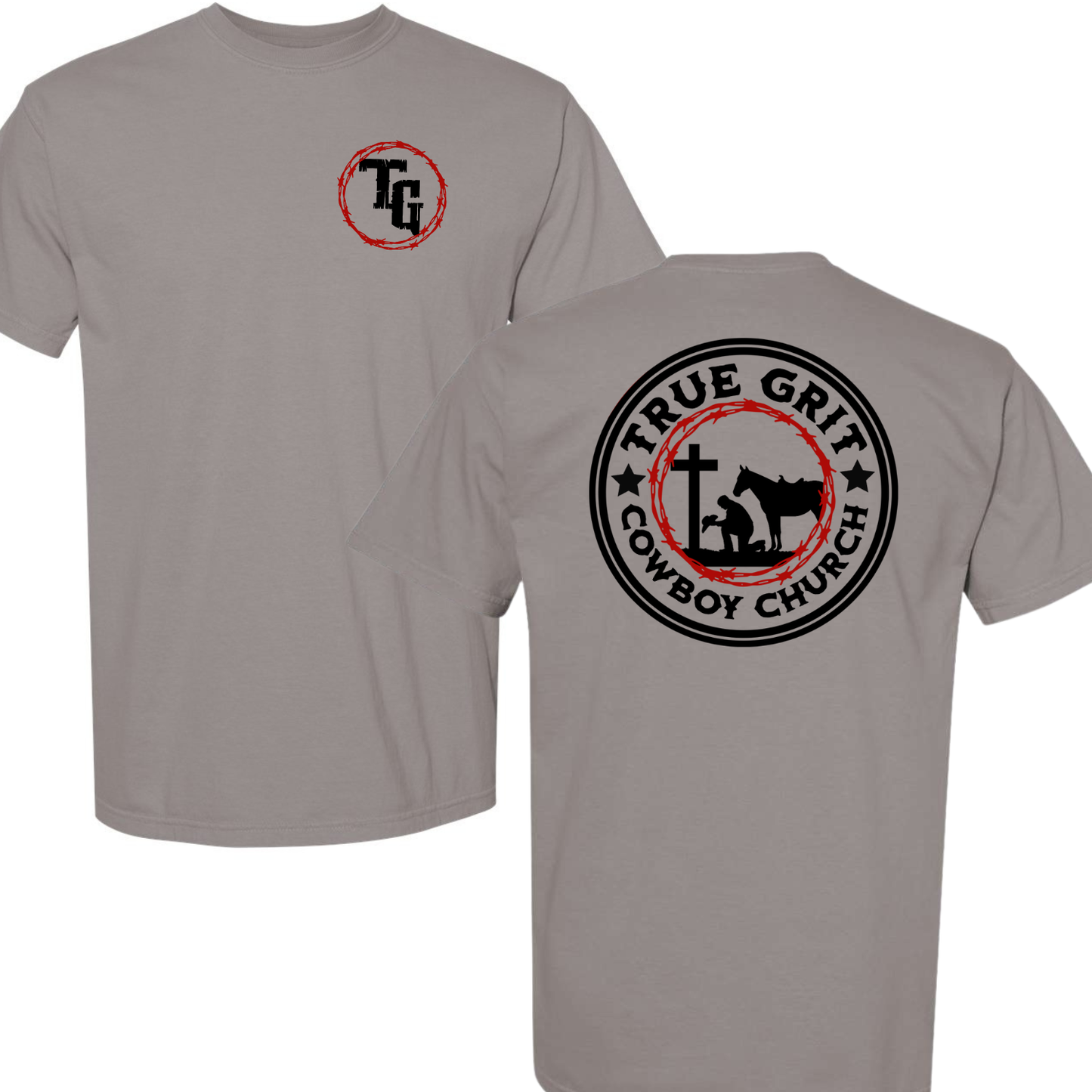 True Grit Cowboy Church Circle Logo