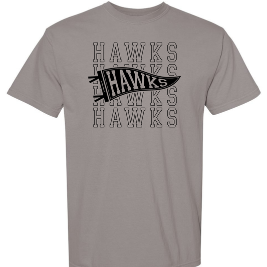 MMS Hawks Pennant Tees