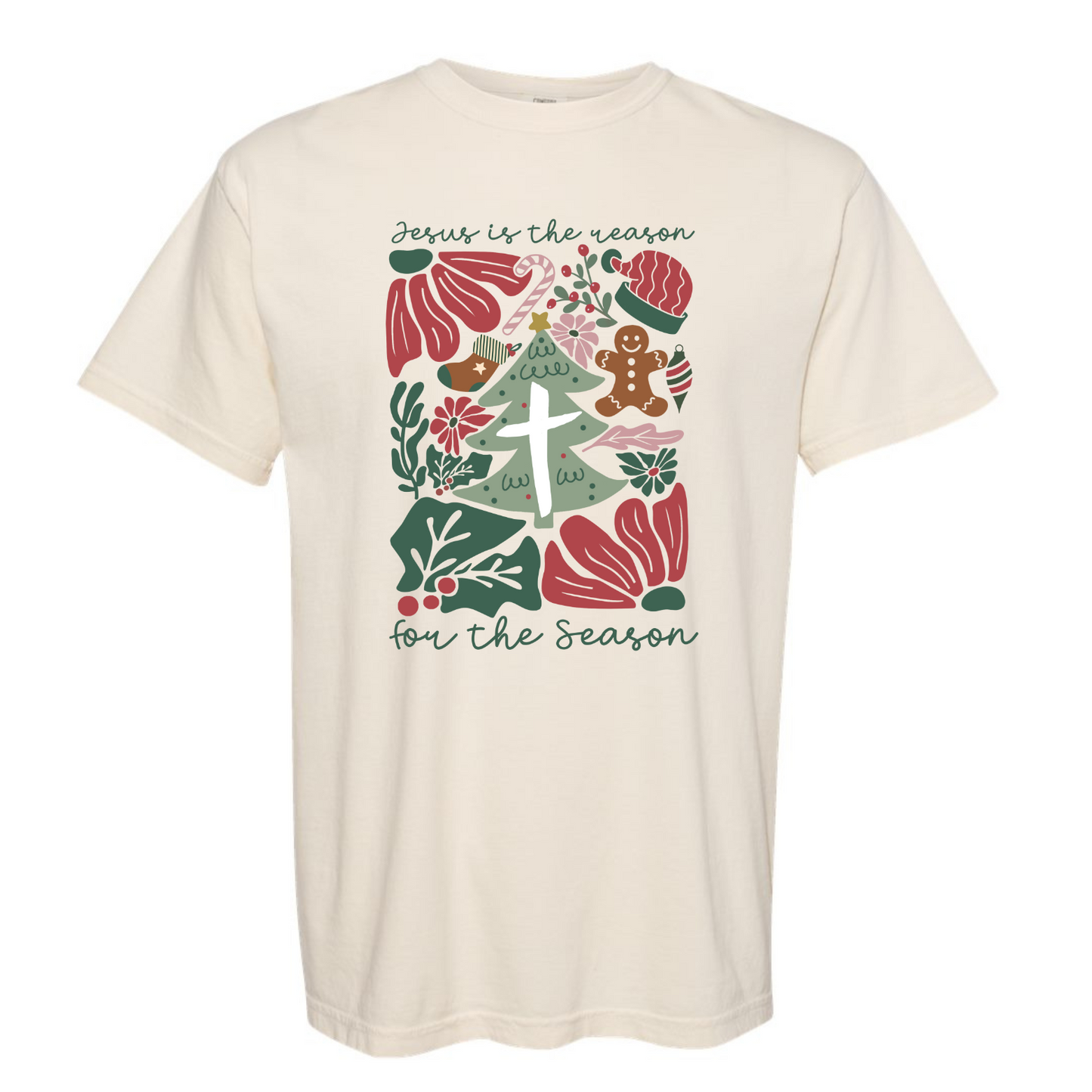 Jesus is the Reason for the Season - Comfort Colors Ivory Short Sleeve
