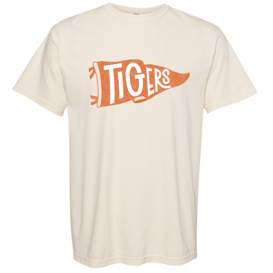 Auburn Tigers Pennant - Comfort Colors Ivory