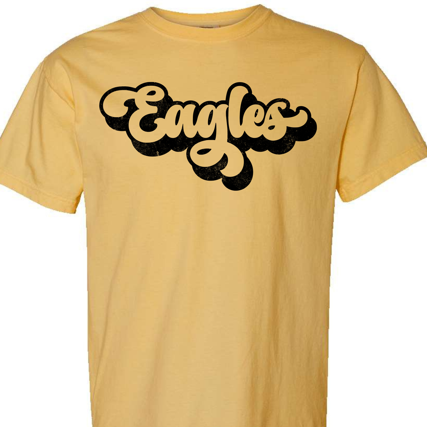 Athens Golden Eagles Retro Script Tee - Adult