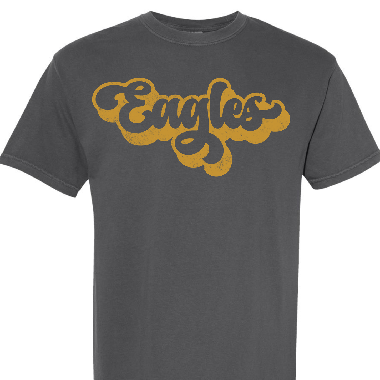 Athens Golden Eagles Retro Script Tee - Adult