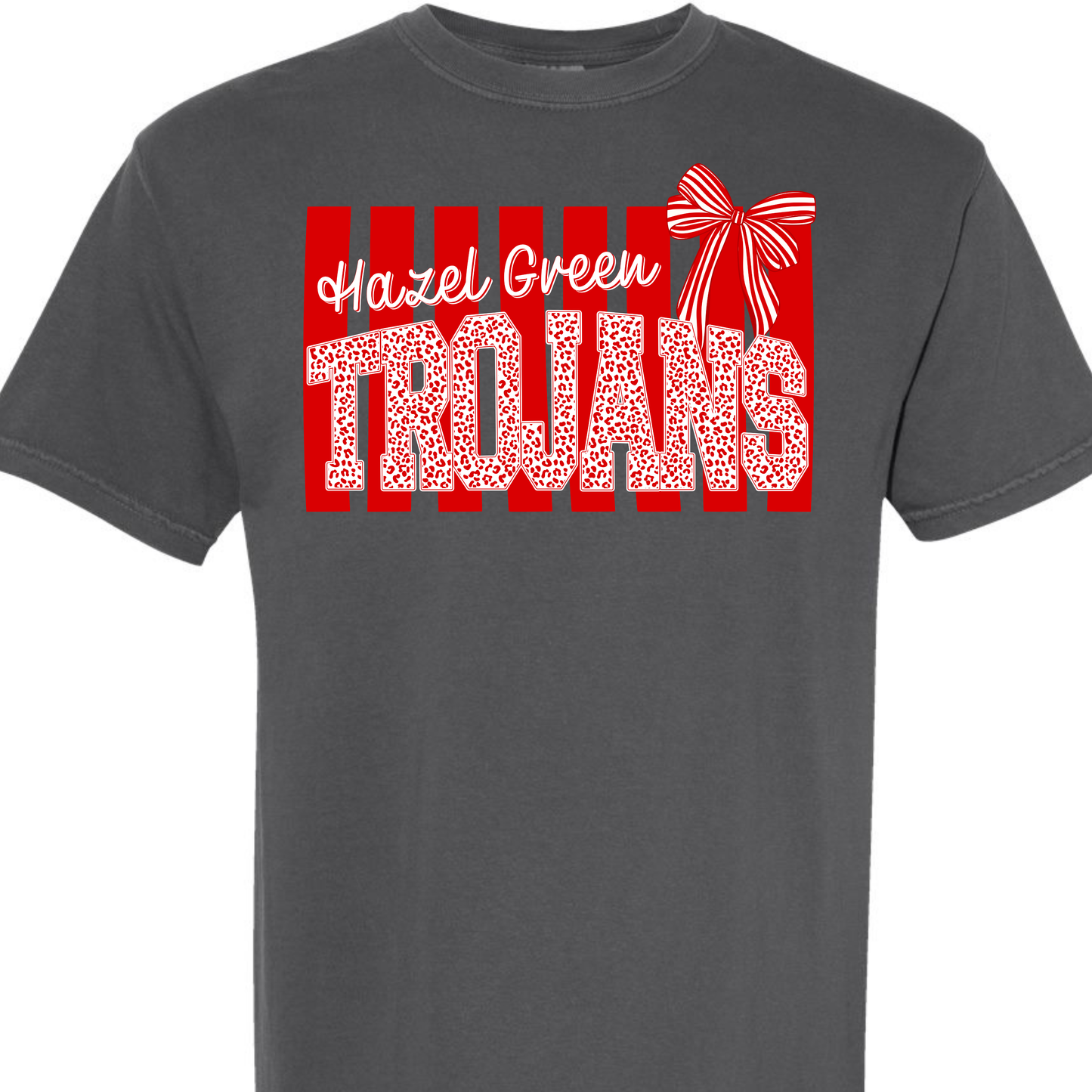Hazel Green Trojans Preppy Stripe Adult
