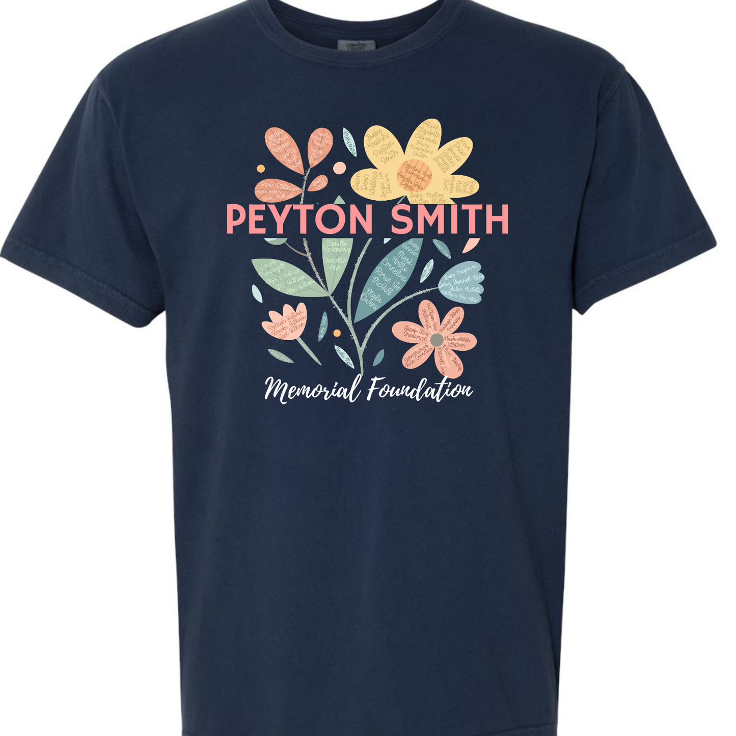 Peyton Smith Memorial Foundation Flower T-Shirts