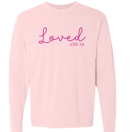 Loved John 3:16 Long Sleeve