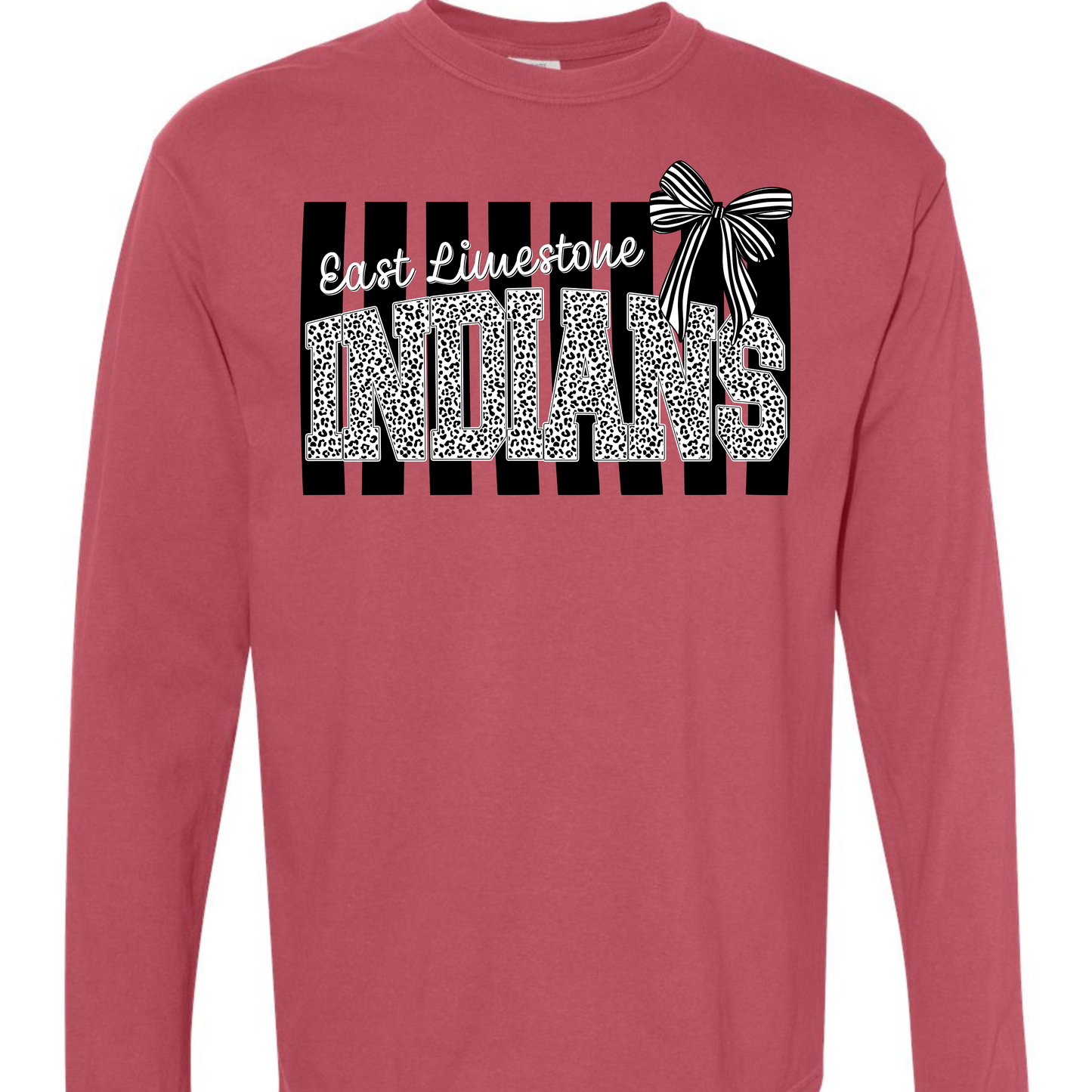 East Limestone Indians Preppy Stripe Adult