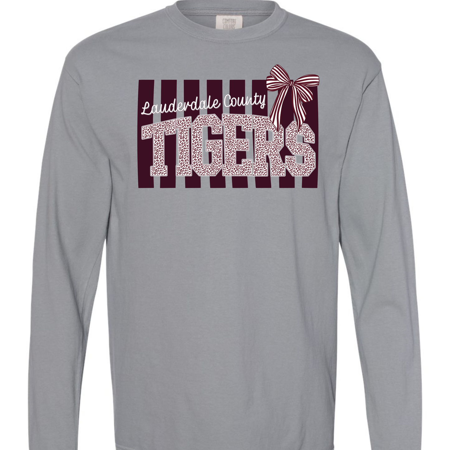 LCHS Tigers Preppy Stripe - ADULT