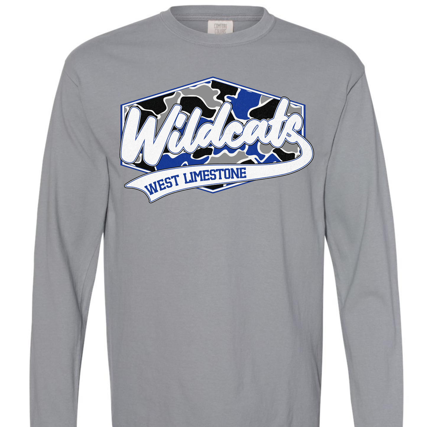 West Limestone Camo Badge Adult Sizes