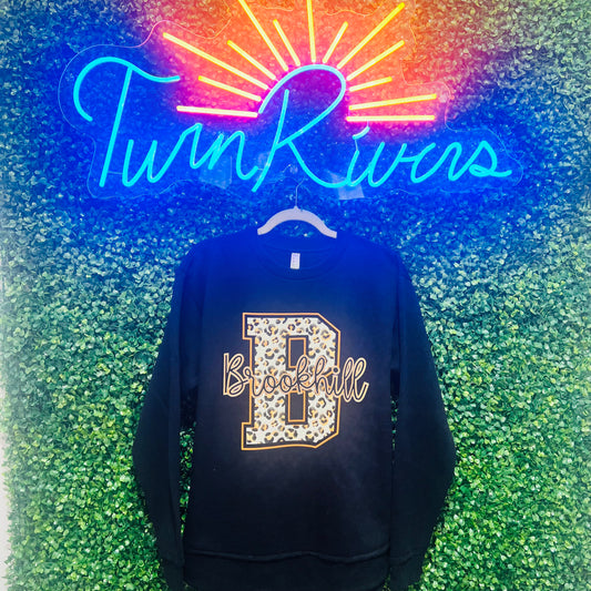 Brookhill Leopard Print Weekender Fleece