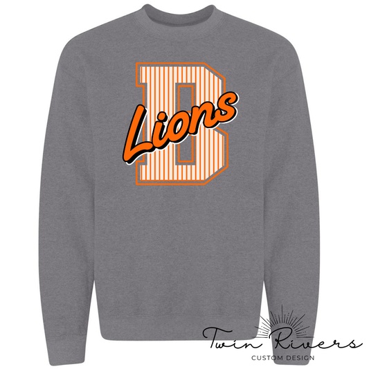 Brooks Lions Varsity Letter Sweatshirts