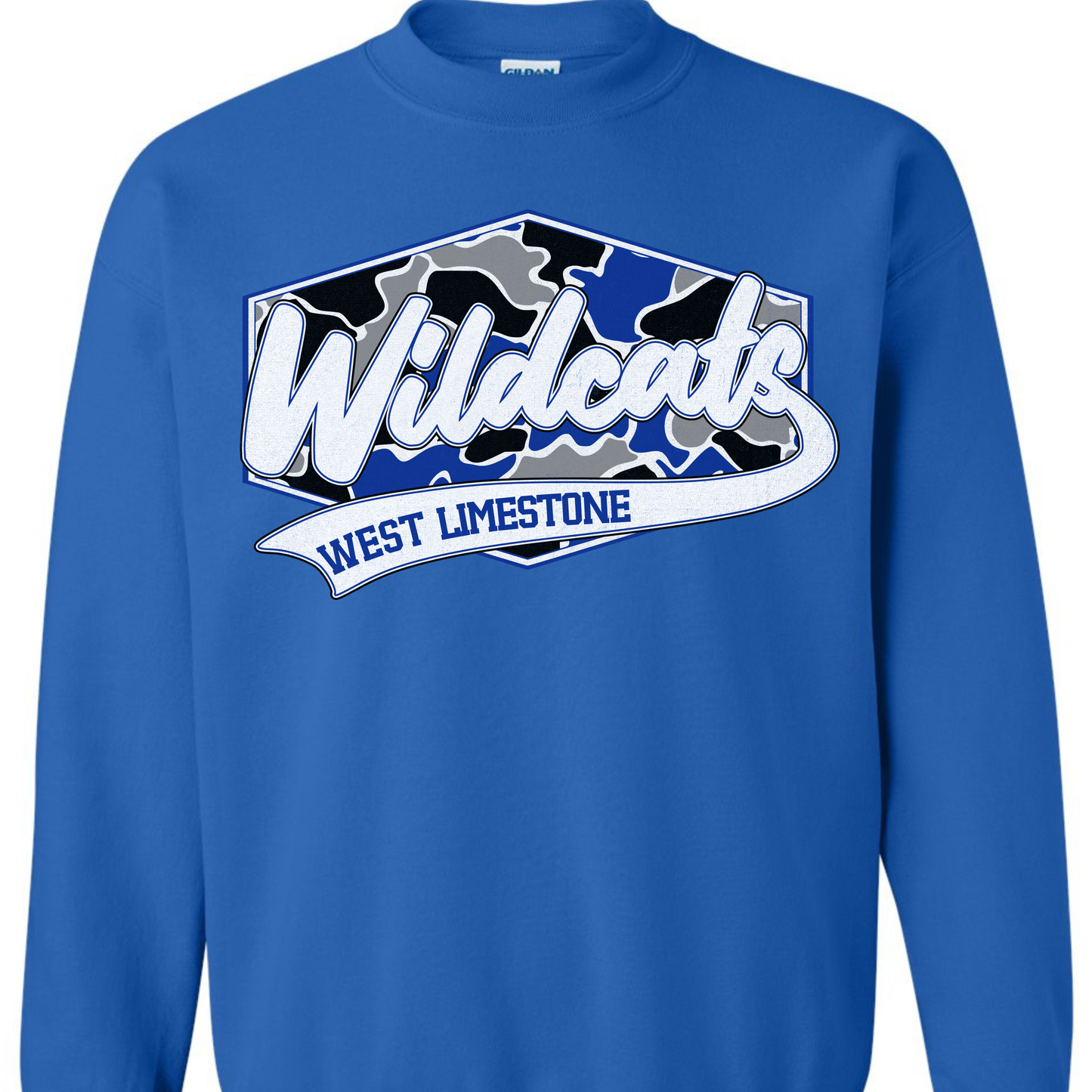 West Limestone Camo Badge Adult Sizes