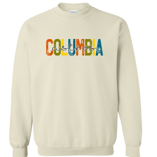 Columbia Elementary Block Colors Sand Gildan Sweatshirt