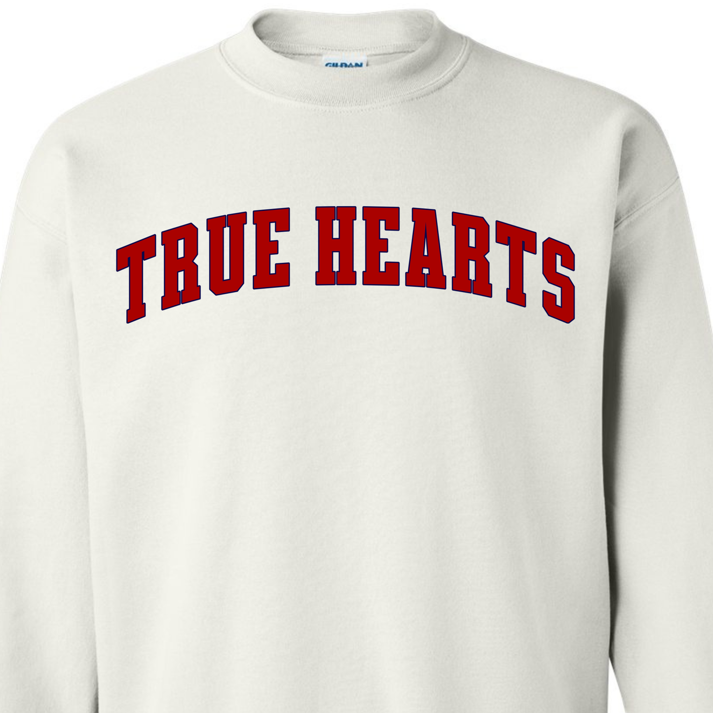 True Hearts Summer - Red Varsity Font