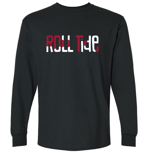 Roll Tide - Black Gildan Long sleeve