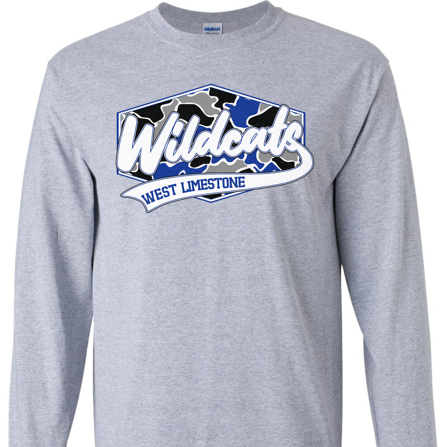 West Limestone Camo Badge Adult Sizes