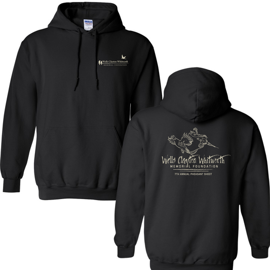 WCWMF 2025 Pheasant Shoot Black Hoodie