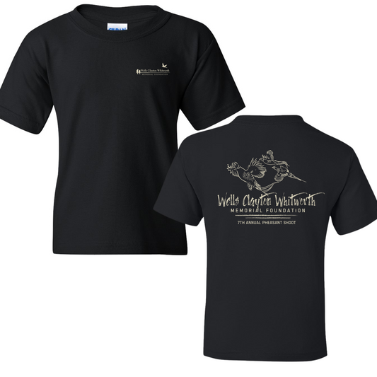 WCWMF 2025 Pheasant Shoot Black Short Sleeve Shirt