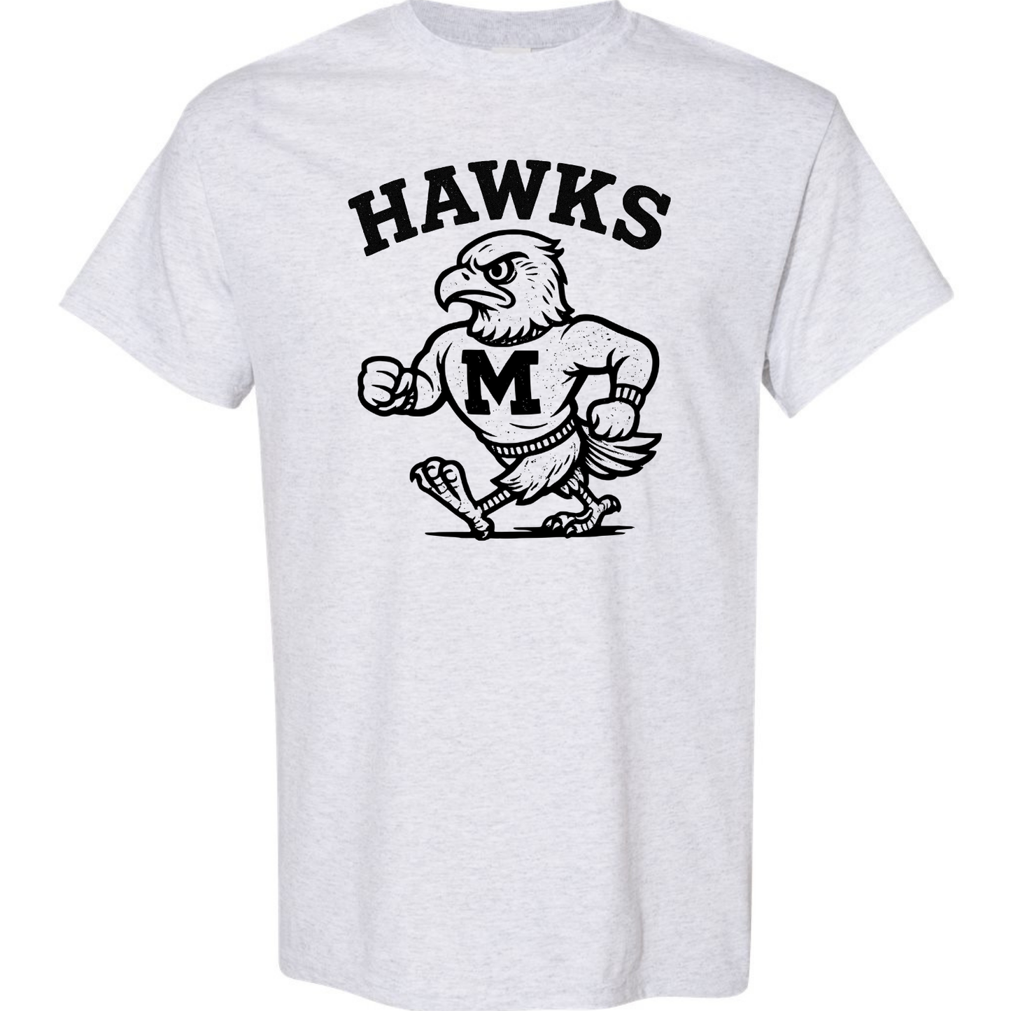 Retro Hawks Mascot Tees