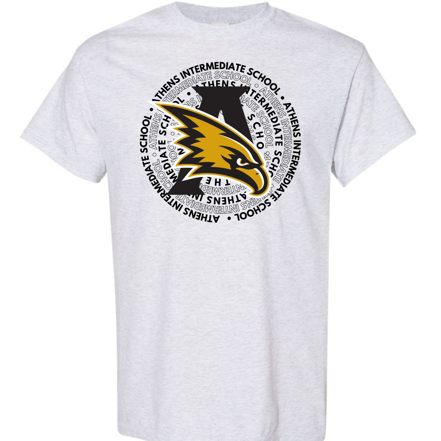 Athens Intermediate School Round Logo Short Sleeve Shirts