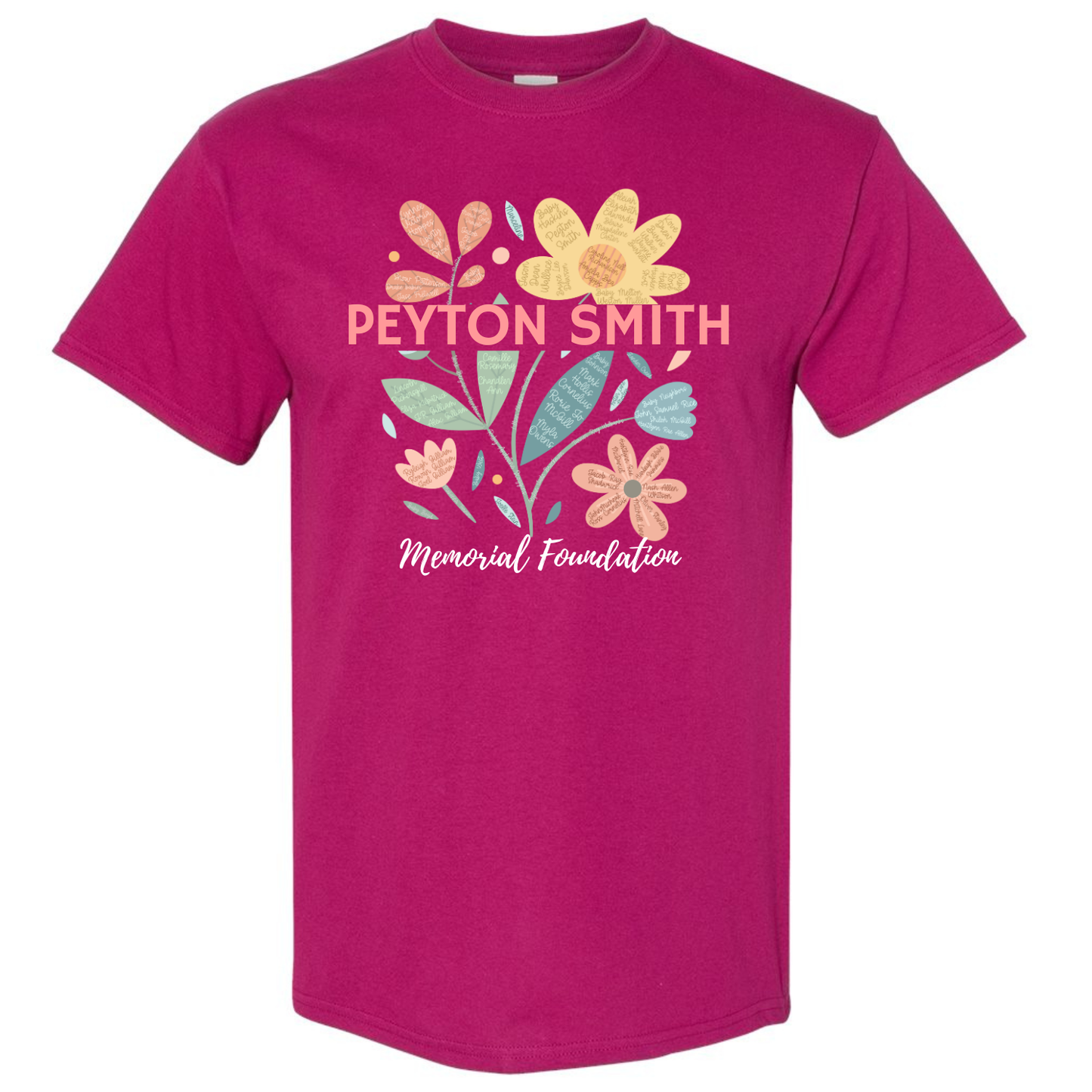 Peyton Smith Memorial Foundation Flower T-Shirts