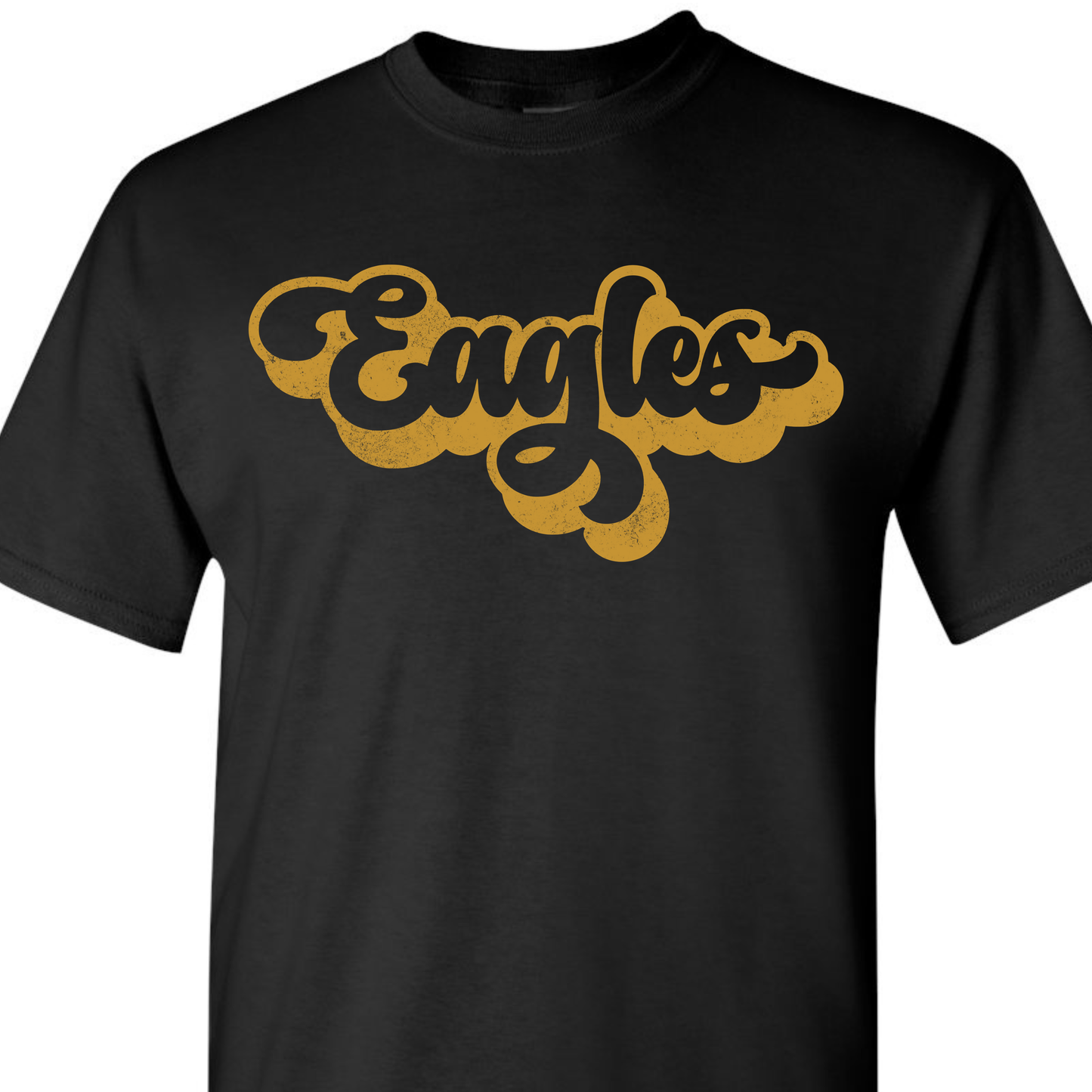 Athens Golden Eagles Retro Script Tee - Youth