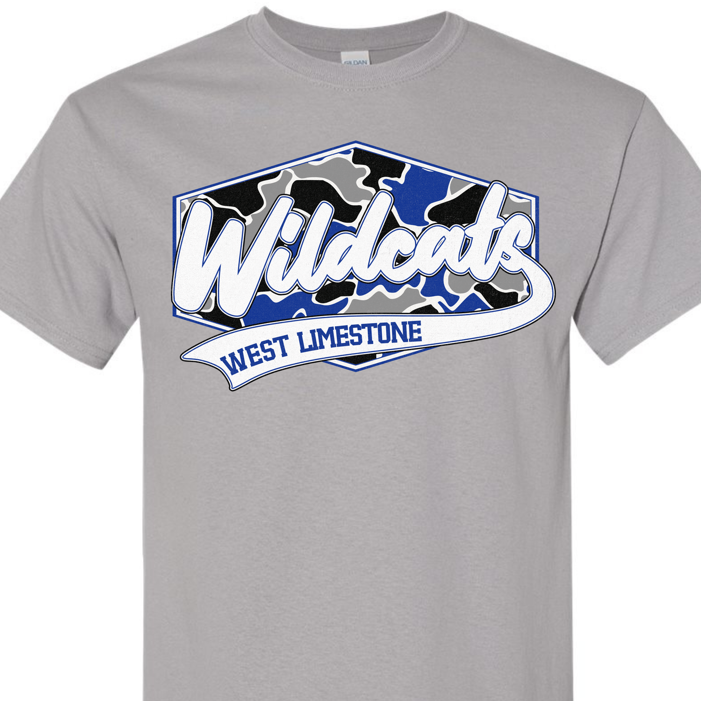 West Limestone Camo Badge Youth Sizes