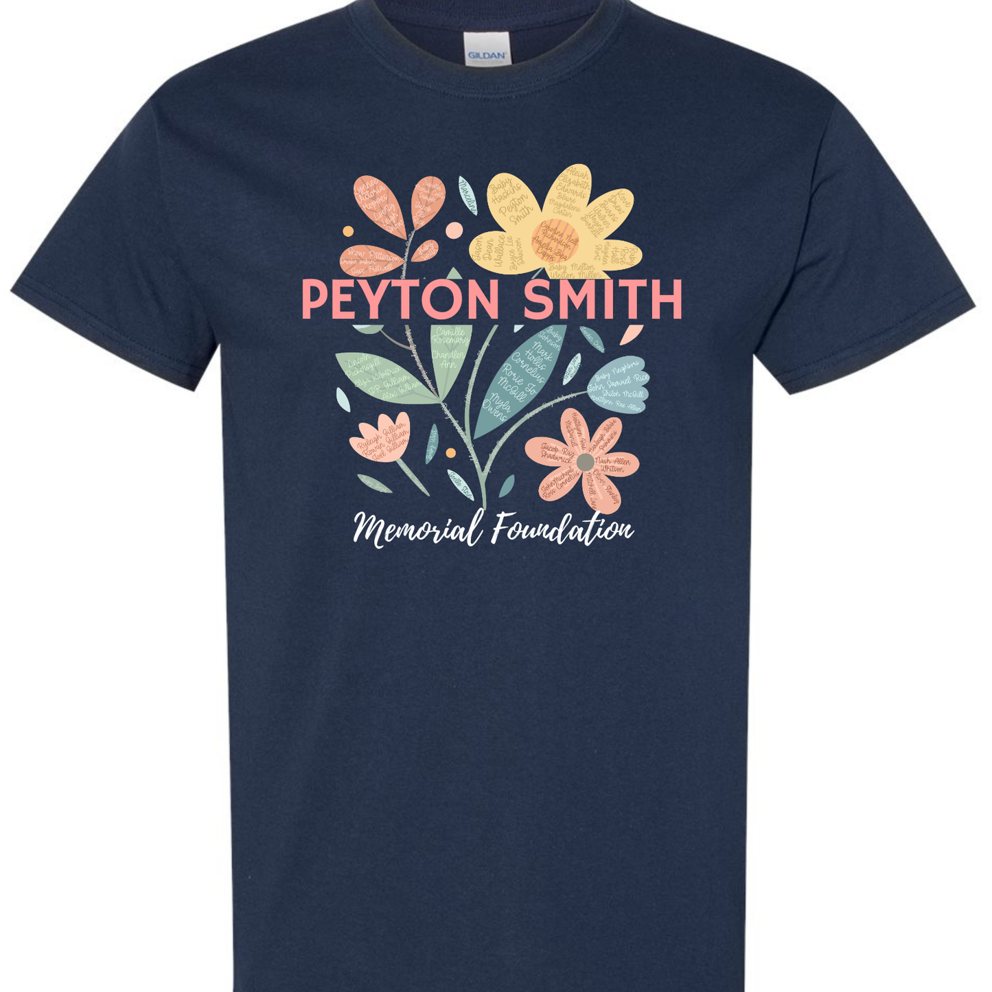 Peyton Smith Memorial Foundation Flower T-Shirts