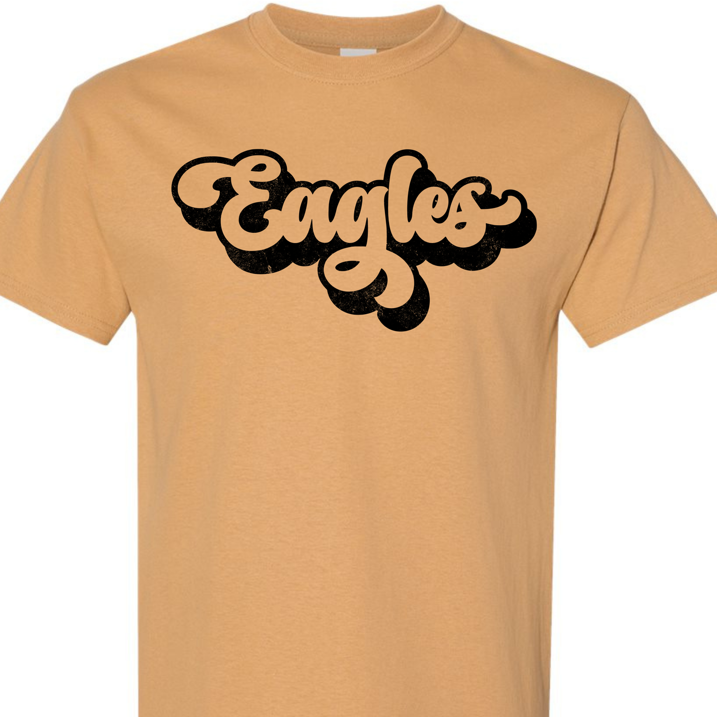 Athens Golden Eagles Retro Script Tee - Adult