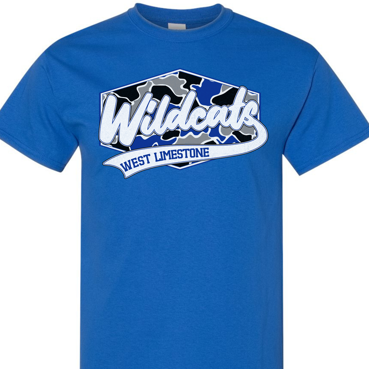 West Limestone Camo Badge Youth Sizes