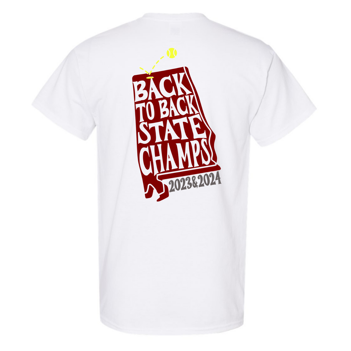 LCHS Tennis State Gildan White Short Sleeve