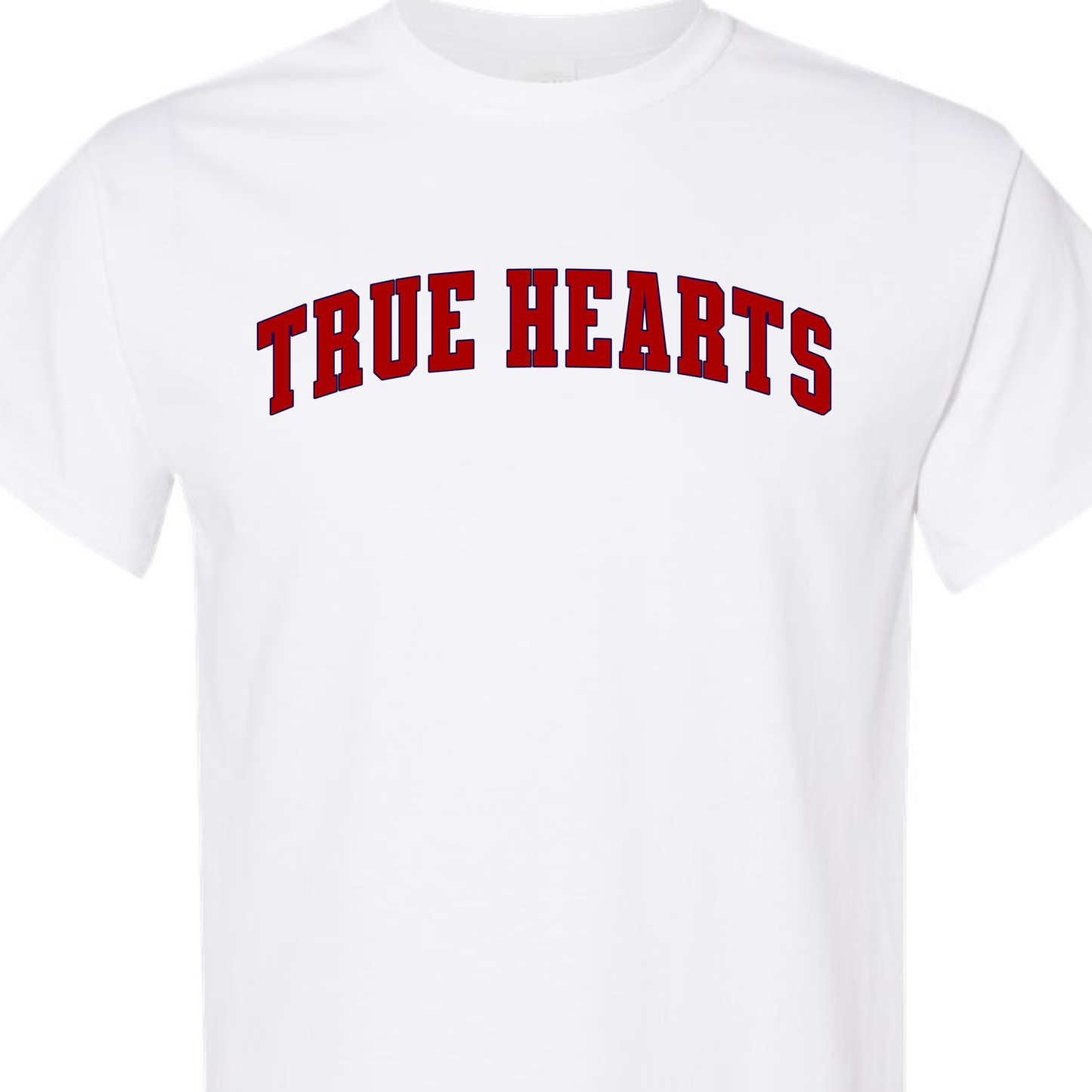 True Hearts Summer - Red Varsity Font