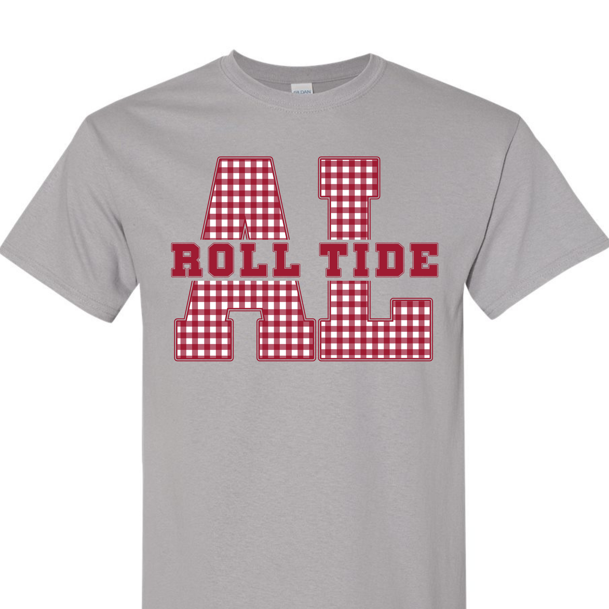 Plaid Varsity Letters - ALABAMA