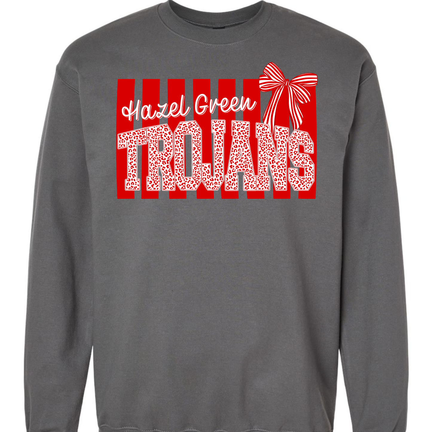 Hazel Green Trojans Preppy Stripe Adult