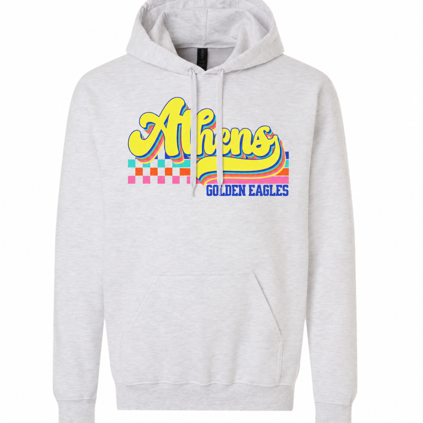 Athens Eagles Vibrant Checker Script - ADULT