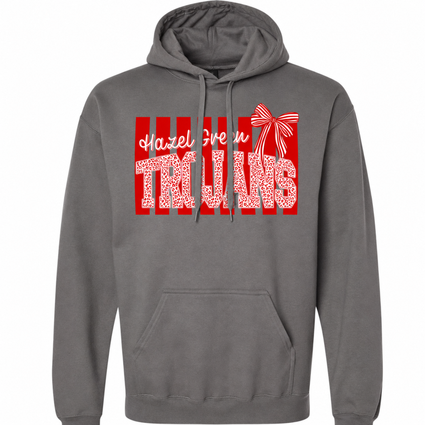 Hazel Green Trojans Preppy Stripe Adult
