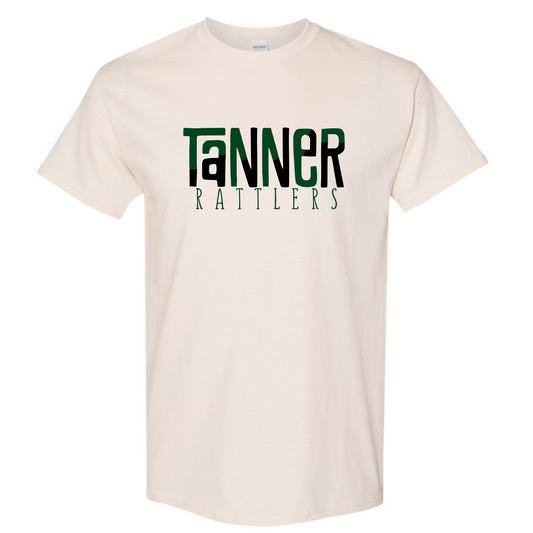 Tanner Color Block - Gildan Natural Short Sleeve