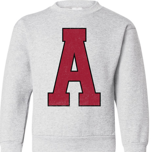 Love, Evie Alabama Youth Sweatshirt Ash Gray P360