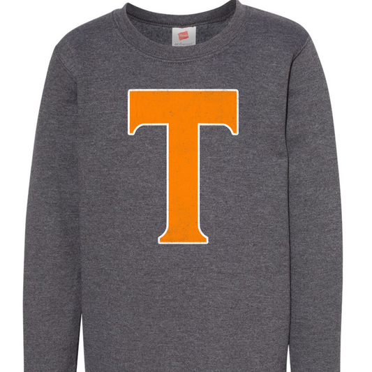 Love, Evie Tennessee Youth Sweatshirt Charcoal Heather P360