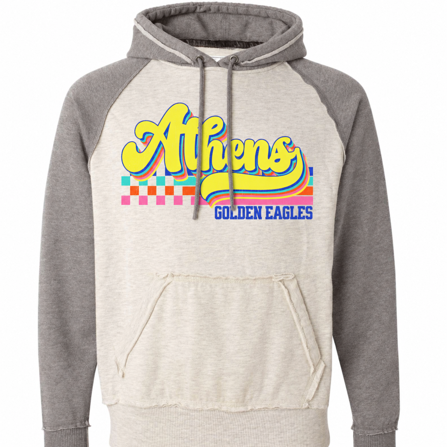 Athens Eagles Vibrant Checker Script - ADULT