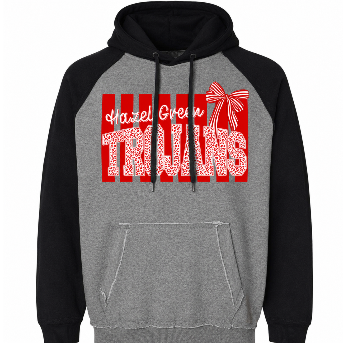 Hazel Green Trojans Preppy Stripe Adult