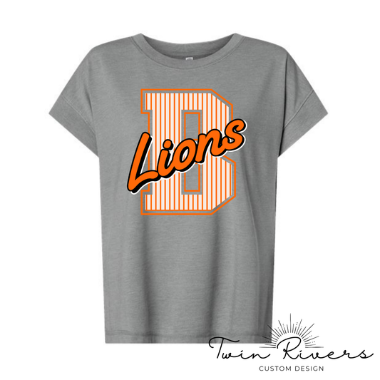 Brooks Lions Varsity Letter Vintage Tees