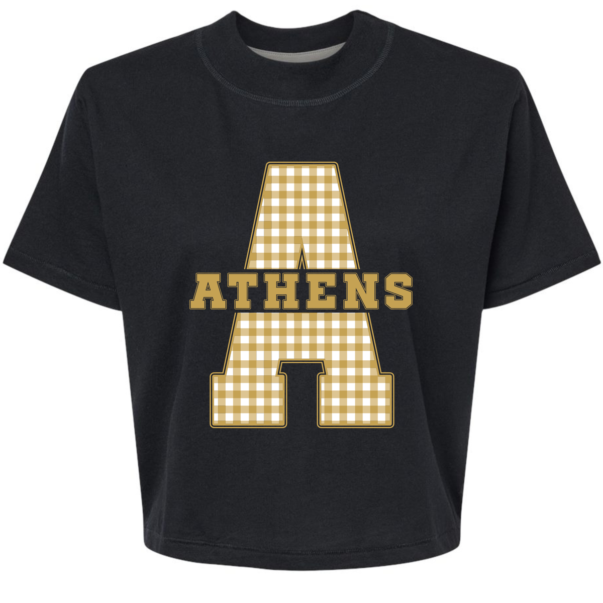 Plaid Varsity Letters - ATHENS