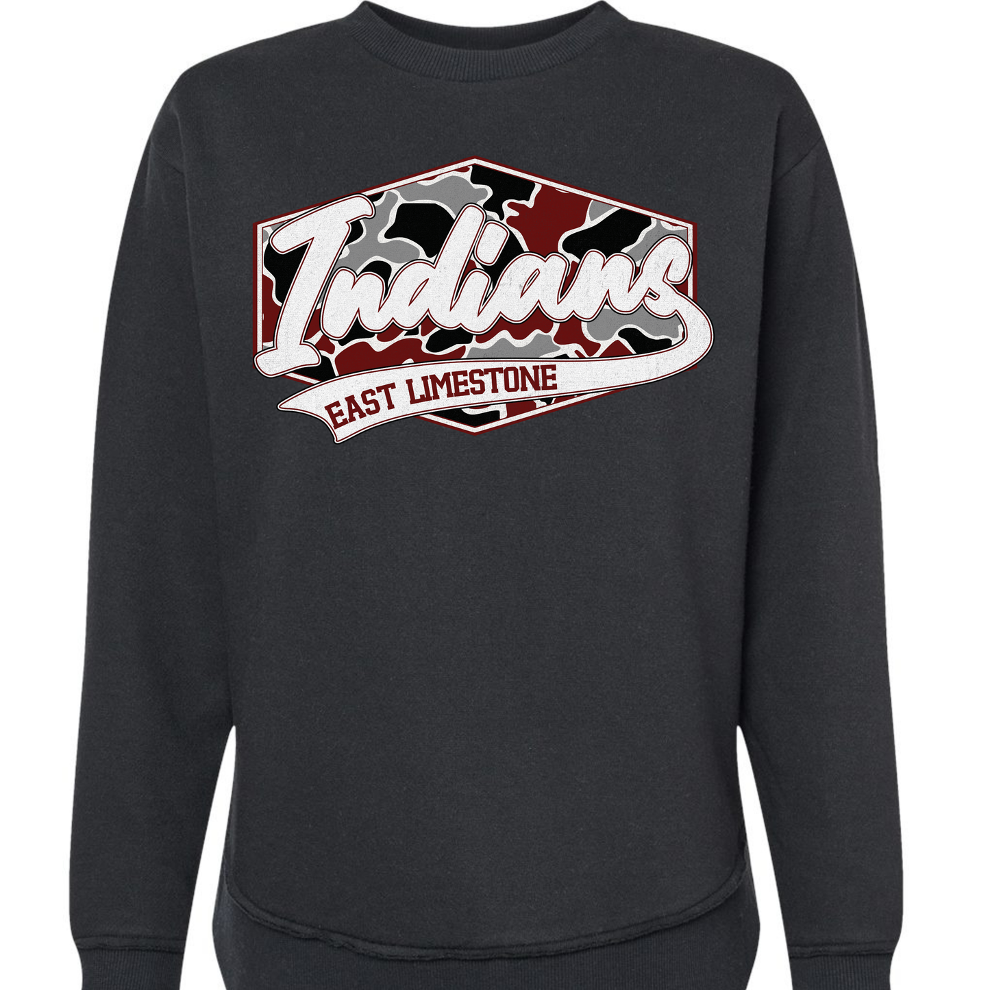 East Limestone Indians Camo Badge Adult Sizes