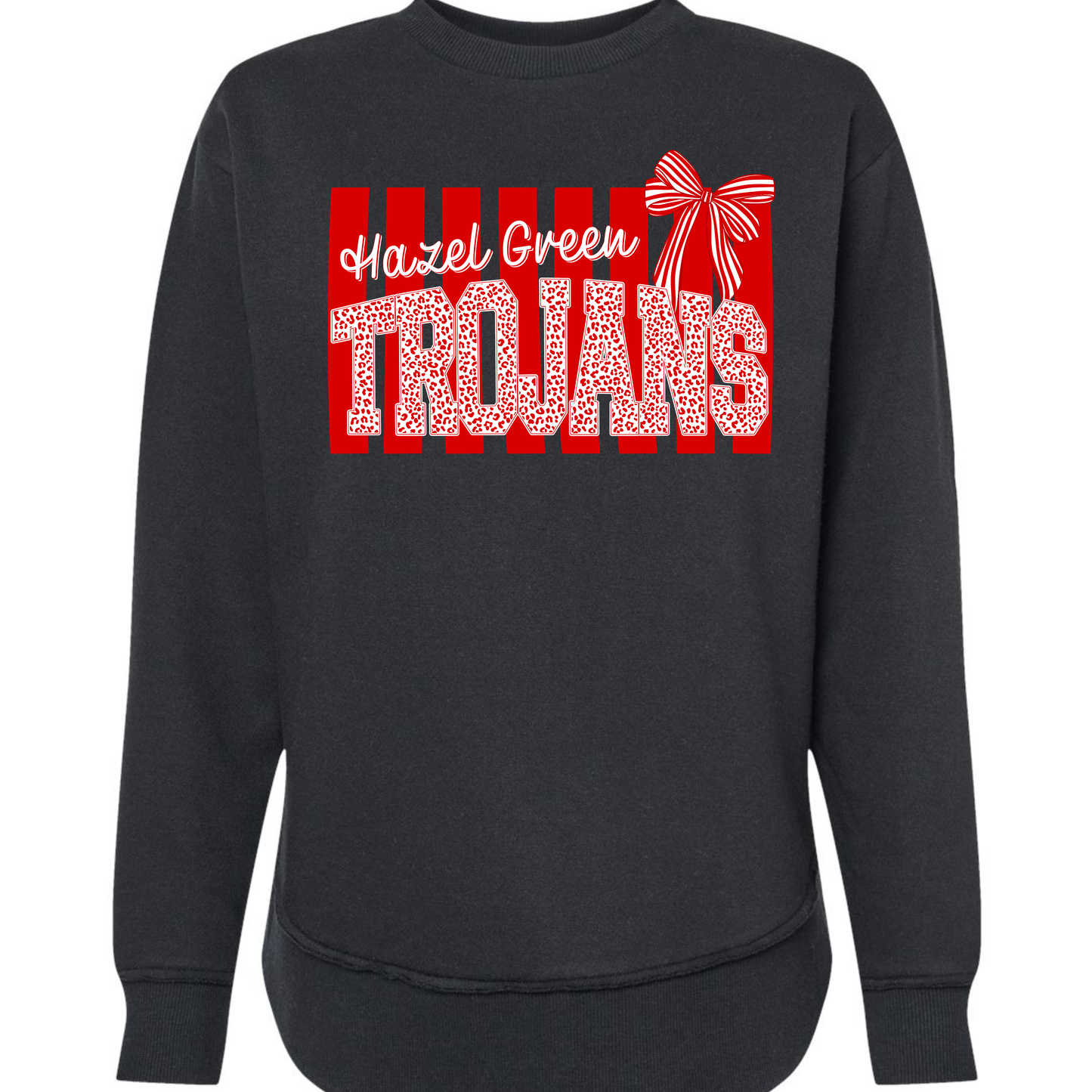 Hazel Green Trojans Preppy Stripe Adult