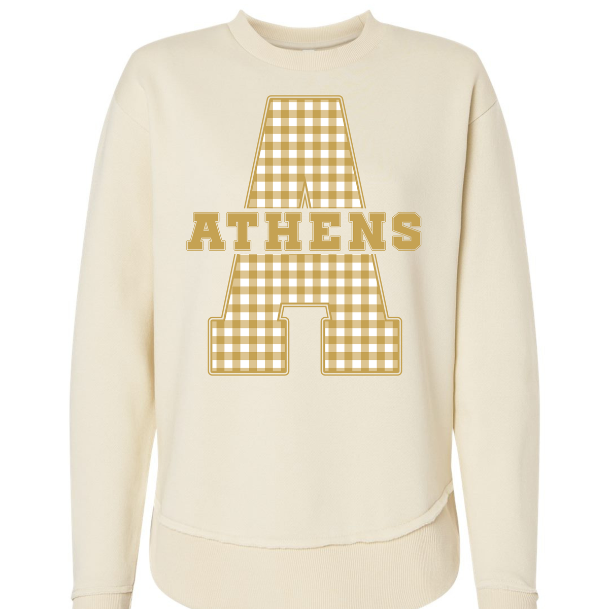 Plaid Varsity Letters - ATHENS