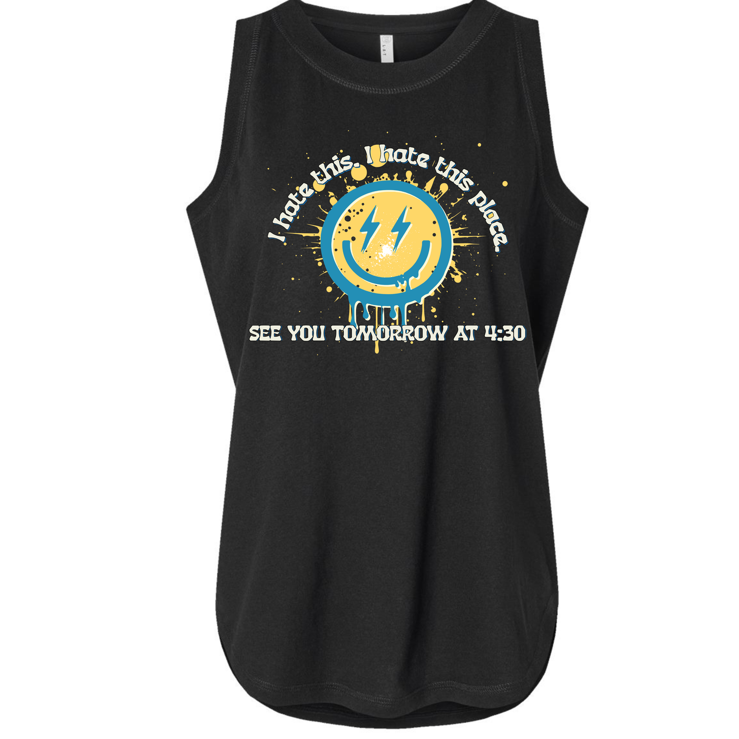 Burn Boot Camp LAT Black Tank 3592